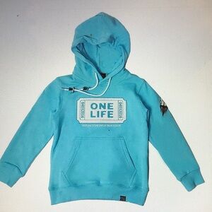 Denimicity Kids One Life Ticket Hoodie 100% Cotton